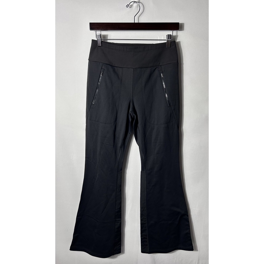 Athleta Peak Hybrid Fleece Pant Womens Small Petite Black Insulated Snow Ski